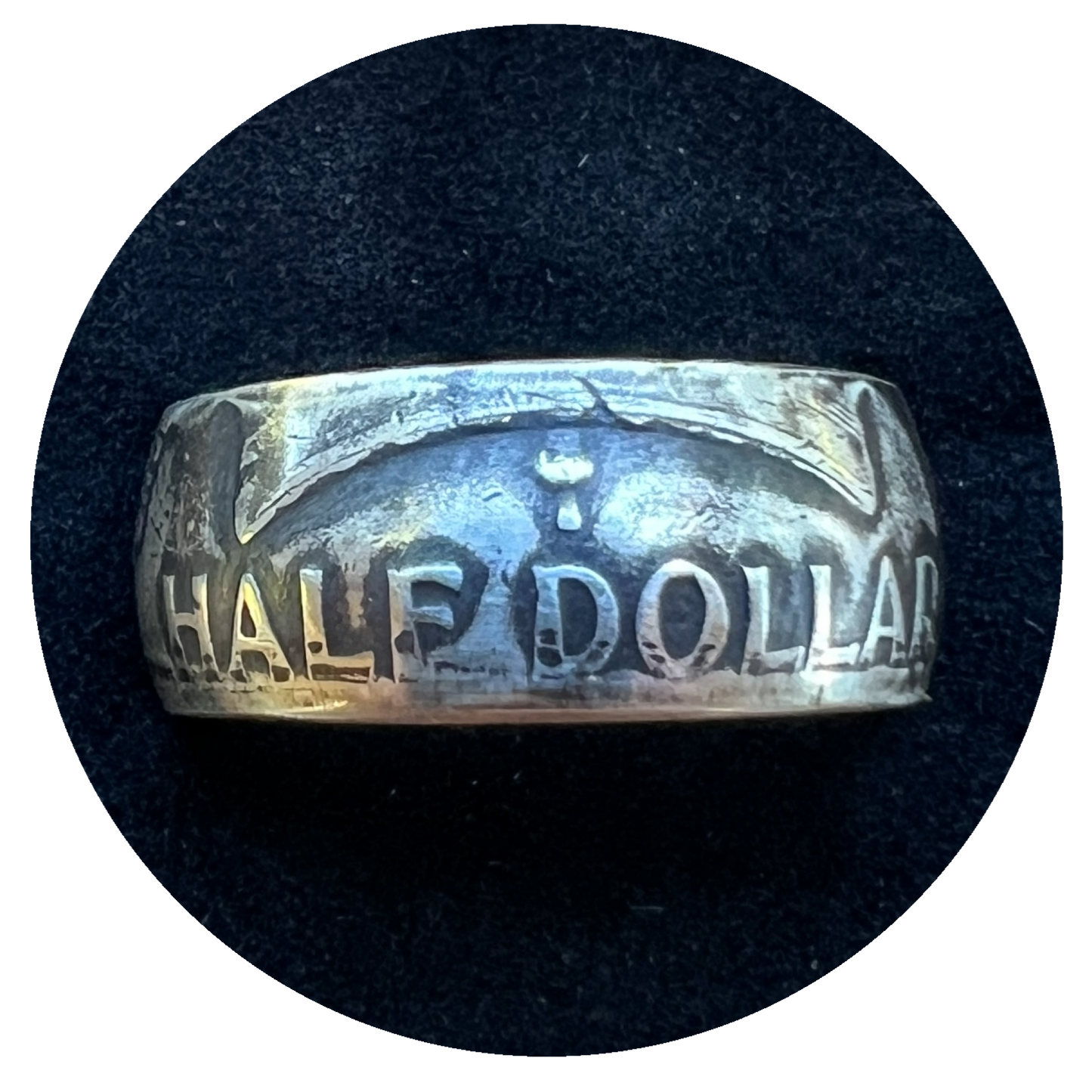 Handmade Half Dollar Coin Ring